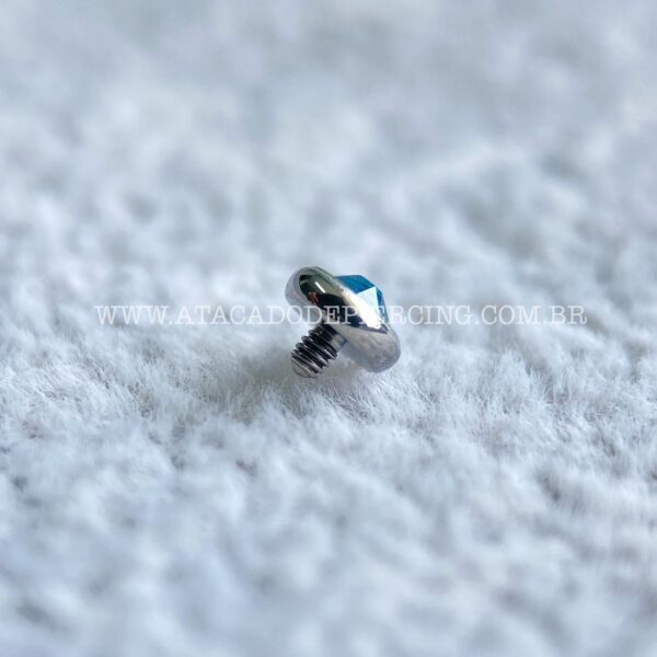 Topo Microdermal Titânio Zircônia Azul - Imagem 2