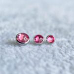 Topo Microdermal Titânio Zircônia Pink