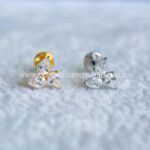 Labret Titânio Rosca Interna Zircônias