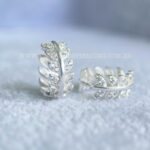 Argola Prata 925 Zircônias