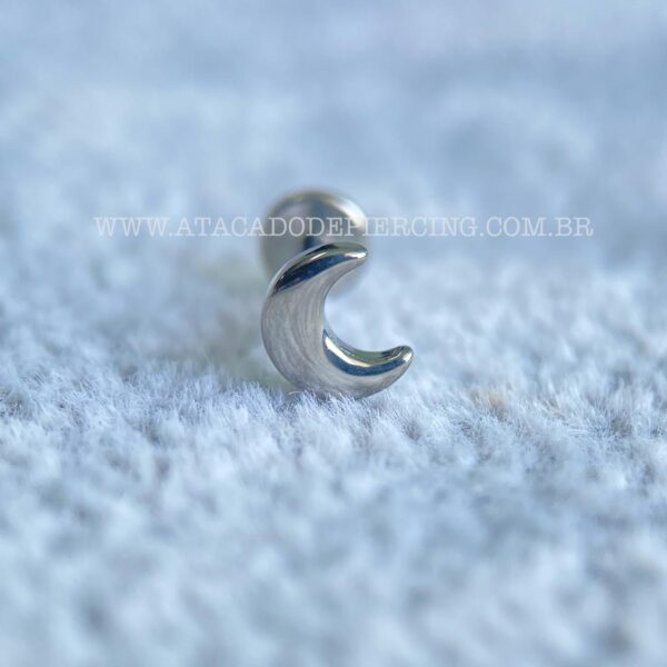 Labret Aço Rosca Interna Lua - Imagem 4