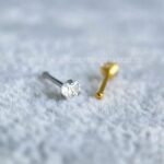 Nostril Aço Reto Zircônia Coração - Imagem 3