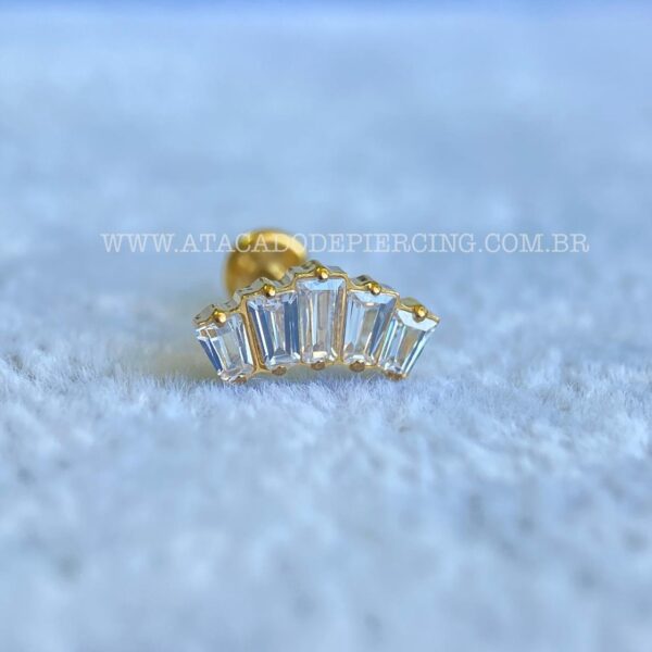 Labret Aço Rosca Interna Cluster - Imagem 2
