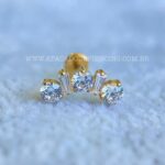 Labret Titânio Rosca Interna Cluster - Imagem 2