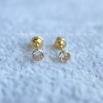 Brinco Ouro 18K Zircônia - Imagem 5