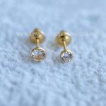 Brinco Ouro 18K Zircônia - Imagem 4