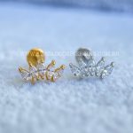 Labret Aço Rosca Interna Cluster Zircônias