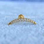 Labret Aço Rosca Interna Cluster Zircônias - Imagem 2