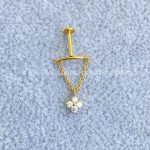 Labret Rosca Interna Titânio Corrente Zircônia - Imagem 5