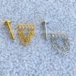 Labret Aço Rosca Interna Barra Zircônias