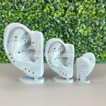 Expositor de Plastico 3D Cinza
