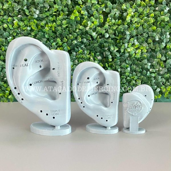 Expositor de Plastico 3D Cinza - Imagem 1