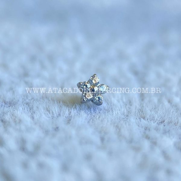Topo Microdermal Titânio Flor Zircônias - Imagem 7