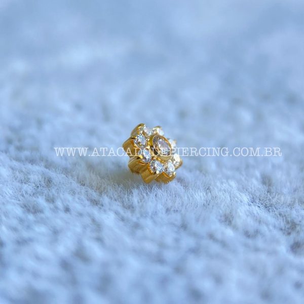 Topo Microdermal Titânio Flor Zircônias - Imagem 4
