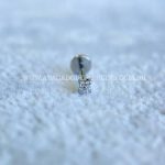 Labret Rosca Interna Titânio Flor Trevo Zircônias - Imagem 4