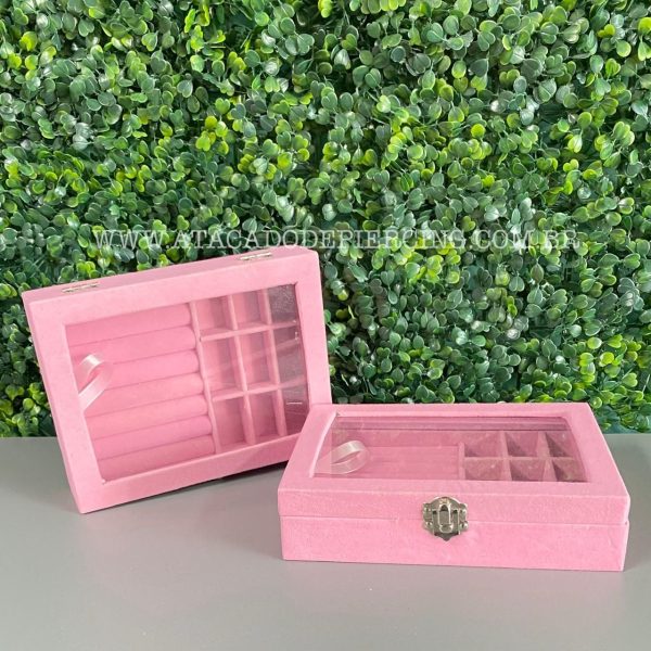Expositor Para Piercings Rosa - Imagem 1