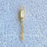 Pingente para Piercing Titânio Zircônias - Imagem 2