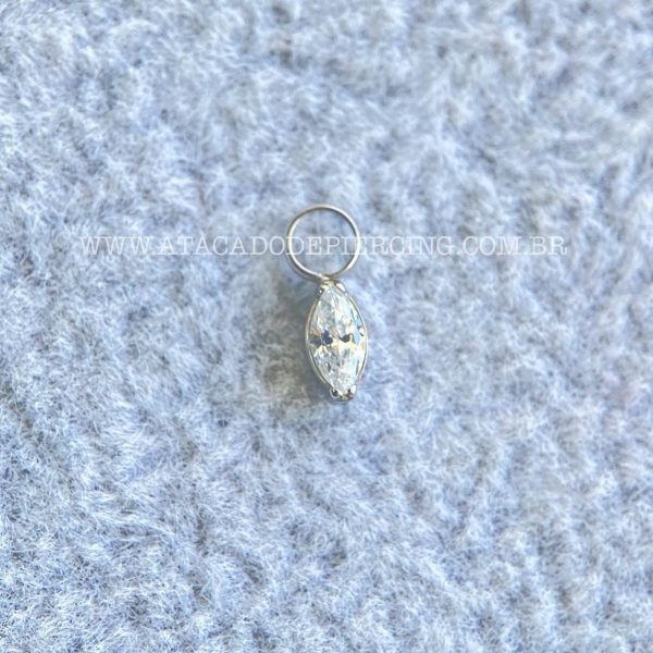 Pingente para Piercing Titânio Zircônia - Imagem 3