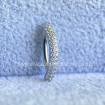 Argola Titânio Zircônias Para Umbigo - Imagem 3