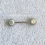 Barbell Titânio Push-Pin Flor - Imagem 3