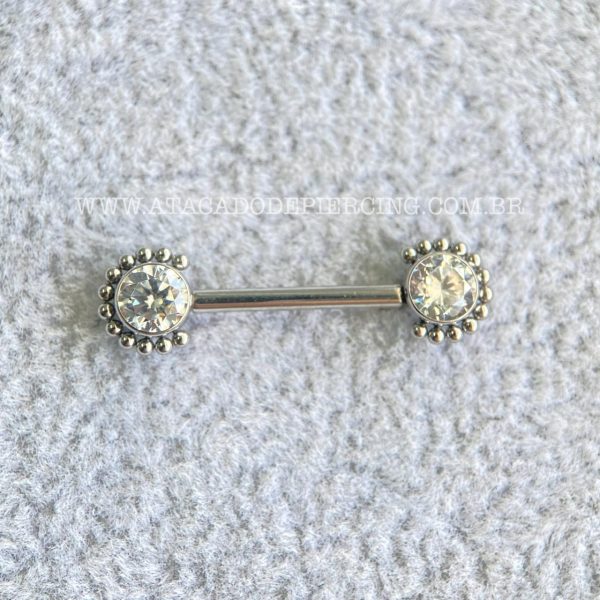 Barbell Titânio Push-Pin Flor - Imagem 3