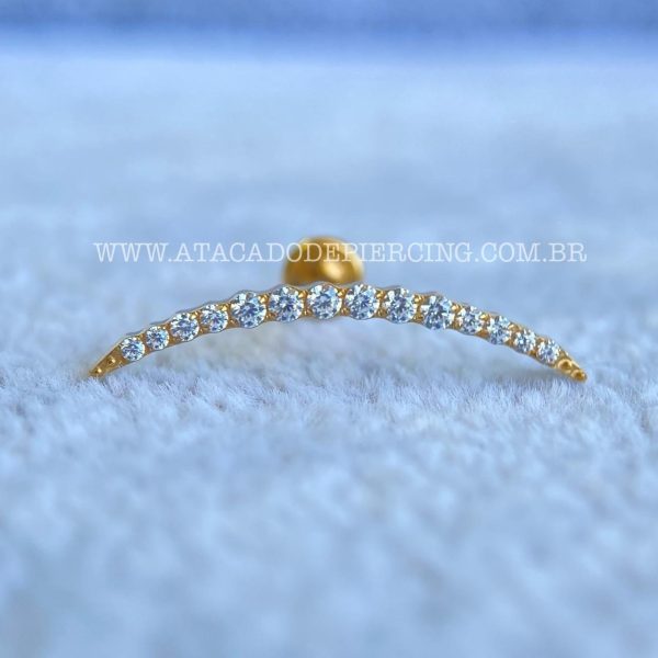 Labret Rosca Interna Titânio Cluster Zircônias - Imagem 6