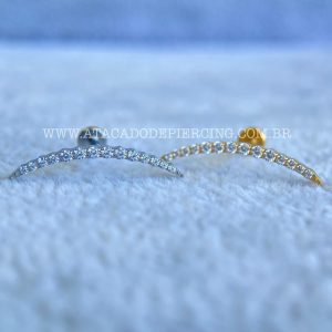 Labret Rosca Interna Titânio Cluster Zircônias