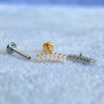 Labret Rosca Interna Titânio Cluster Zircônias - Imagem 3