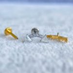 Labret Rosca Interna Titânio Cluster Zircônias - Imagem 2