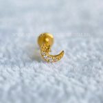 Labret Rosca Interna Titânio Lua Zircônias - Imagem 2