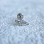 Labret Rosca Interna Titânio Raio Zircônias - Imagem 4