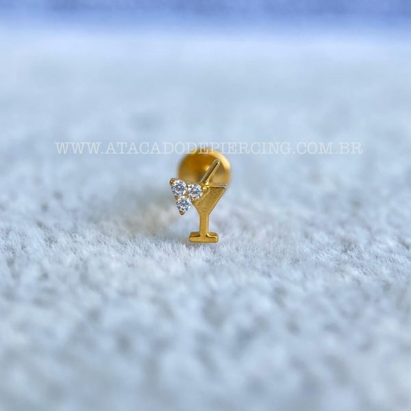 Labret Rosca Interna Titânio Taça Zircônias - Imagem 2