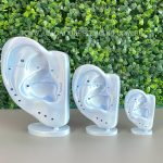 Expositor de Plastico 3D Azul Brilhante